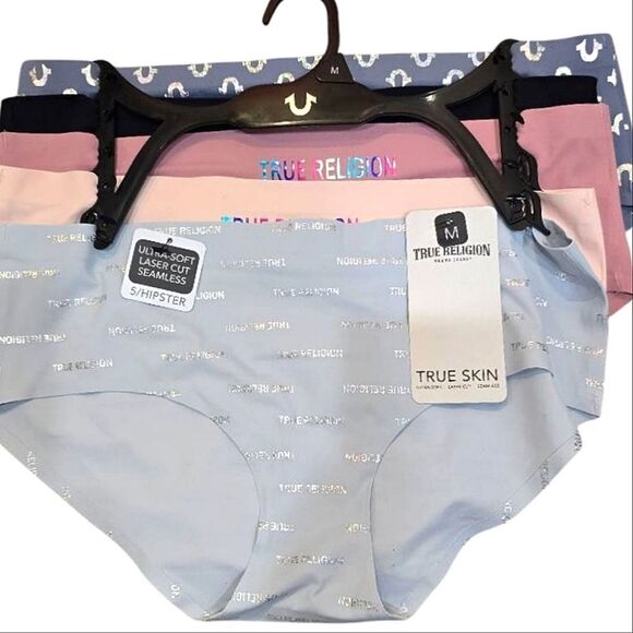 True Religion True Skin Laser Cut Seamless 5-PK Hipster - Picture 2 of 5